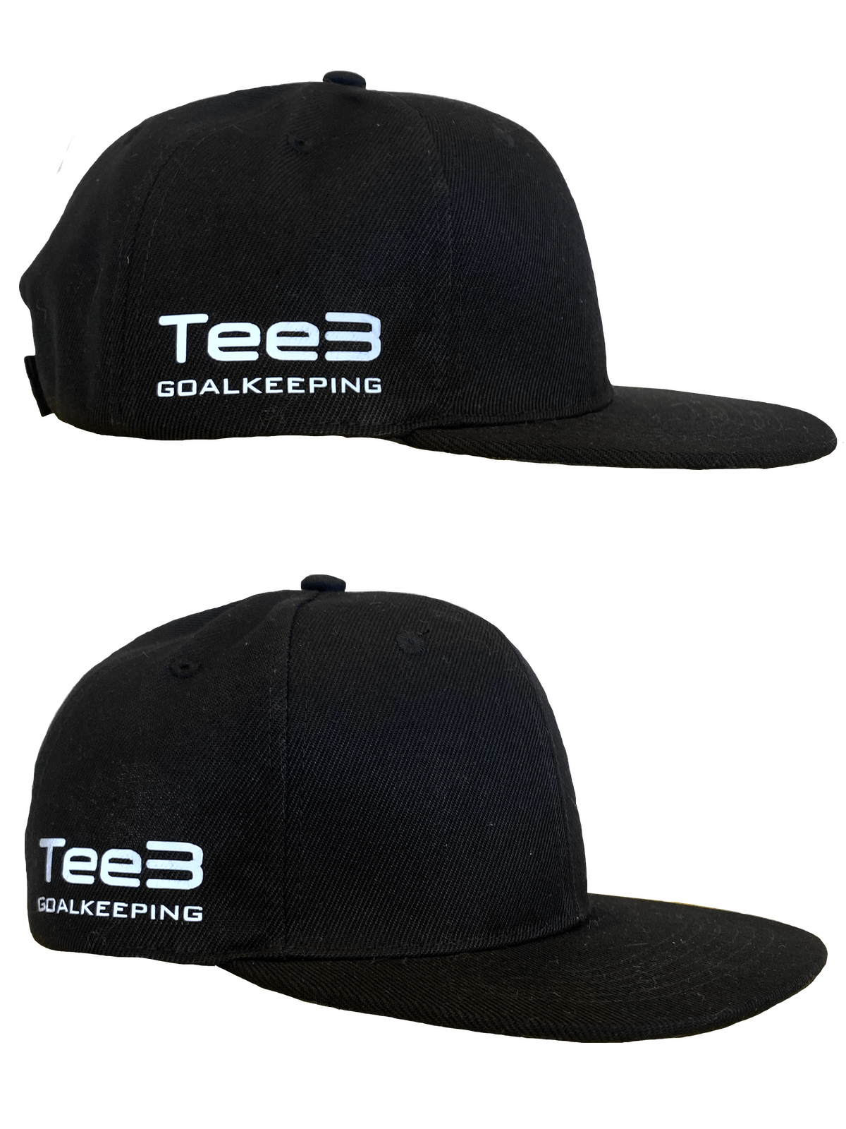 Tee3 Flat Brim Hat - Cap Black / Reflective