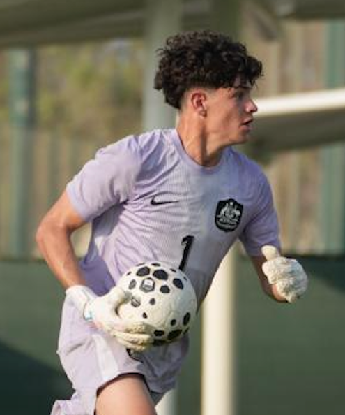 goalkeeper Lachlan Allen for Football Australia Joeys  
