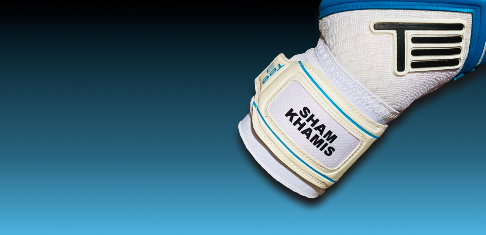 Personalised Tee3 BluLitePro goalkeeper glove