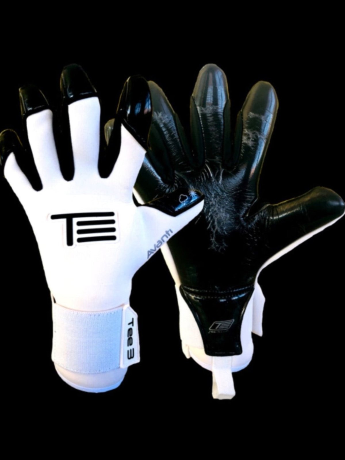 A goalkeeping glove worn by professional goalkeepers