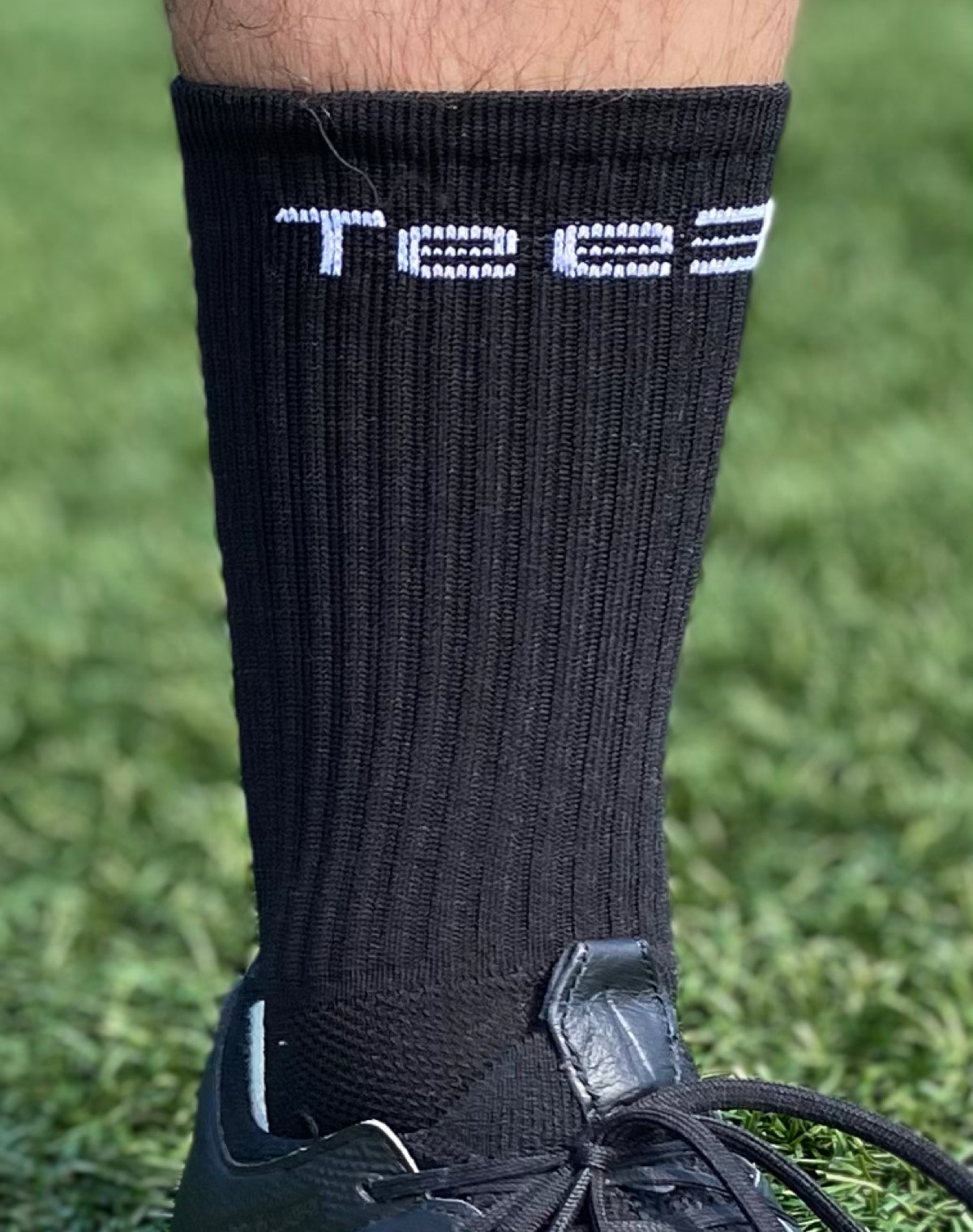 A high performance grip sock designed and worn by professional goalkeepers and soccer players